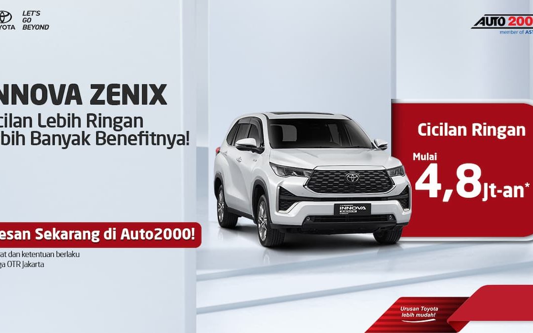 Harga & Promo Terbaru Kijang Innova Reborn Diesel 2026 & Innova Zenix Bensin 2026, Mobil Impian MPV Keluarga Indonesia,Tangguh, Irit BBM, Servis Gratis & Purna Jual Terjamin
